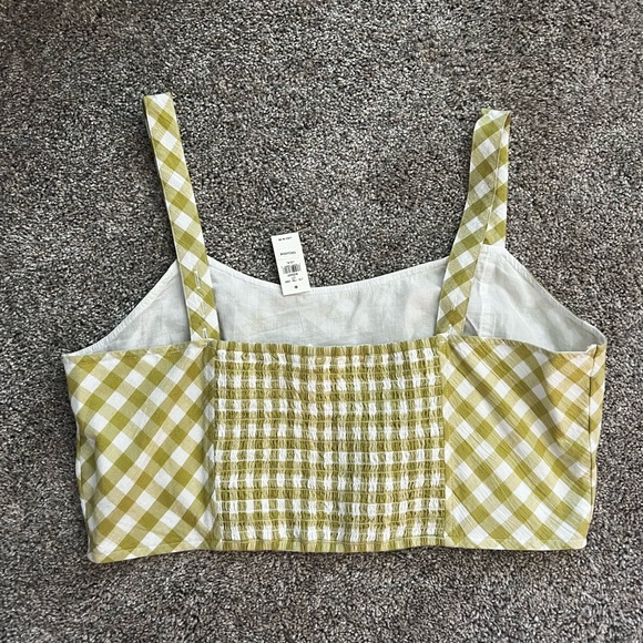 Aerie NWT Gingham Cropped Tank - Picture 6 of 7